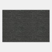 Klassiek zwart-wit-houndstoothatroon inpakpapier vel (Voorkant 3)