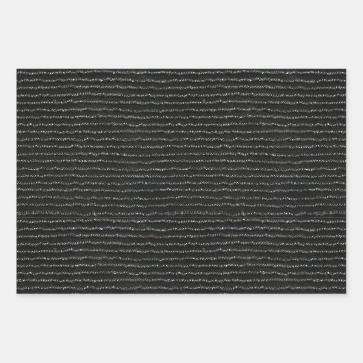 Klassiek zwart-wit-houndstoothatroon inpakpapier vel (Voorkant 3)