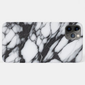 Klassiek zwart-wit marmeren plaat patroon Case-Mate iPhone case (Achterkant (horizontaal))
