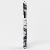 Klassiek zwart-wit marmeren plaat patroon Case-Mate iPhone case (Achterkant/rechts)