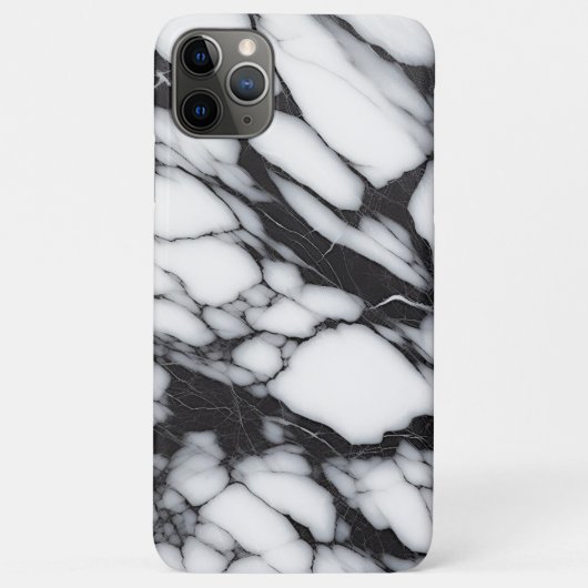 Klassiek zwart-wit marmeren plaat patroon Case-Mate iPhone case (Achterkant)