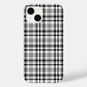 Klassiek zwart & wit PLaid Case-Mate iPhone Case (Achterkant)