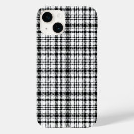 Klassiek zwart & wit PLaid Case-Mate iPhone 14 Hoesje