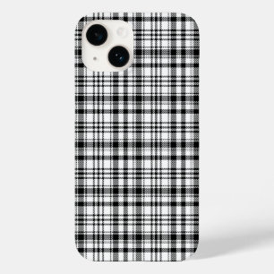 Klassiek zwart & wit PLaid Case-Mate iPhone 14 Hoesje
