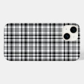 Klassiek zwart & wit PLaid Case-Mate iPhone Case (Achterkant (horizontaal))