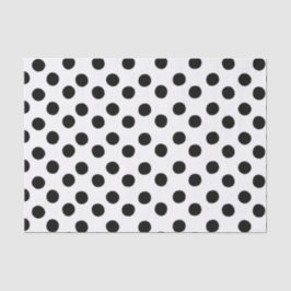 Klassiek zwart-wit poladot-papier tissuepapier