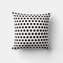 Klassiek zwart-wit polkadotpatroon kunst