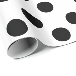Klassiek zwart-wit pooldot papier