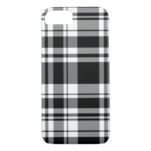 klassiek Zwart wit tartan plaid Case-Mate iPhone Case (Achterkant)