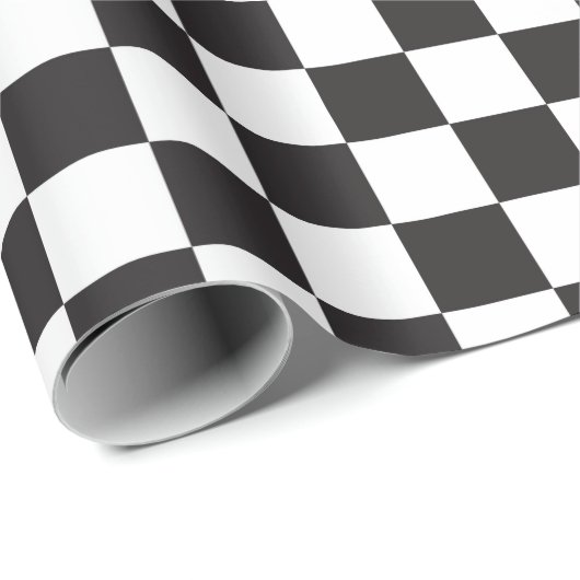 Klassiek zwart-witpapier voor het ompakken van sch cadeaupapier (Rol Hoek)