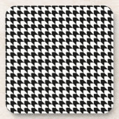 Klassiek zwart-witpatroon bier onderzetter (Voorkant)