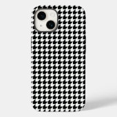 Klassiek zwart-witpatroon Case-Mate iPhone case (Achterkant)