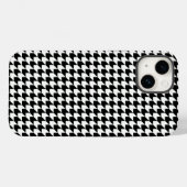 Klassiek zwart-witpatroon Case-Mate iPhone case (Achterkant (horizontaal))