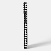 Klassiek zwart-witpatroon Case-Mate iPhone case (Achterkant / Links)