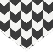 Klassiek zwart-witpatroon korte tafelloper (Hoek)