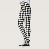 Klassiek zwart-witpatroon leggings (Links)
