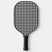 Klassiek zwart-witpatroon pickleball paddle (Achterkant)