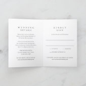 Klassiek Zwarte Eenvoudige Trouw (Binnen)
