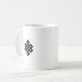 Klassieke 11oz Mok met eindeloze knoop (Voorkant links)
