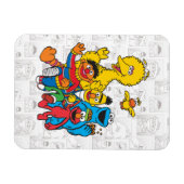 Klassieke 123 Sesame Street Magneet (Horizontaal)