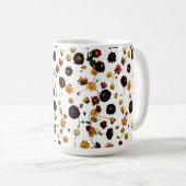 Klassieke 15 oz Mok met Floral Explosion Design (Voorkant rechts)