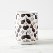 Klassieke 15 oz Mok | Pinecone Snowflake Lantern H (Center)