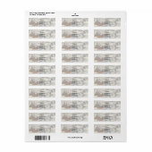 Klassieke 1853 slee-rit Currier Ives winterlandsch Etiket (Full Sheet)
