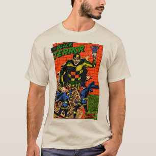 Klassieke 1940 is de zwarte T-shirt voor terreur