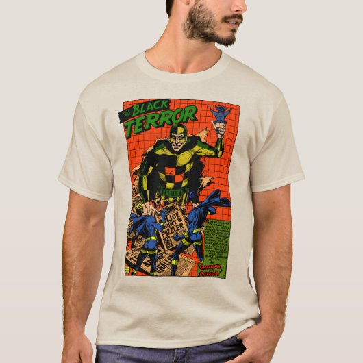 Klassieke 1940 is de zwarte T-shirt voor terreur (Voorkant)