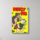 Klassieke 1940's Pudgy Pig Canvas Print (Voorkant)
