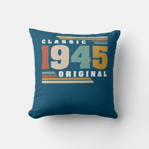 Klassieke 1945 originele 77e verjaardag 77 jaar ou kussen