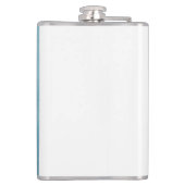 Klassieke  1950s die het meisje-op de P Heupfles (Achterkant)