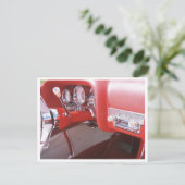 Klassieke 1959 Coronet Car Dash-foto Briefkaart (Staand voorkant)