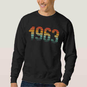 Klassieke 1963 Verjaardag Vintage Zonsondergang Trui