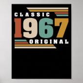 Klassieke 1967 oorspronkelijke 55e verjaardag 55 j poster (Voorkant)