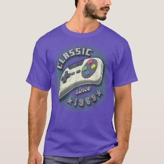 Klassieke 1969 53rd Birthday Retro Video Game Cont T-shirt
