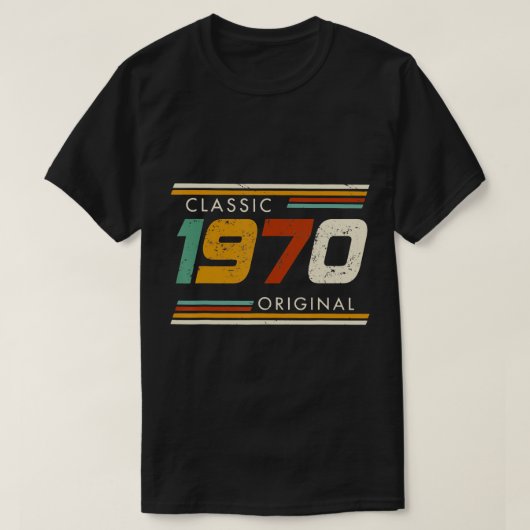 Klassieke 1970 Originele  T-Shirt (Design voorkant)
