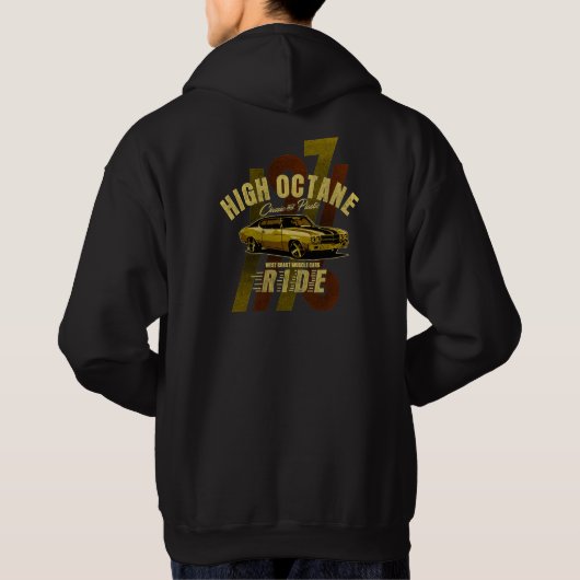 Klassieke 1971 hogeoctaanspierwagen hoodie (Achterkant)