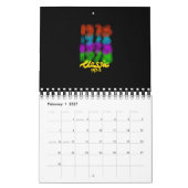 Klassieke 1973 kalender (Feb 2027)