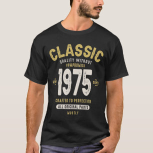 Klassieke 1975 - 47e verjaardag Retro Vintage T-shirt