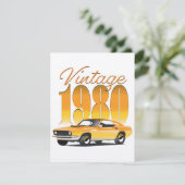Klassieke 1980 Retro Auto (Staand voorkant)