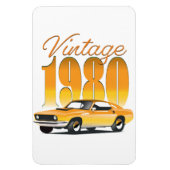 Klassieke 1980 Retro Auto Magneet (Verticaal)