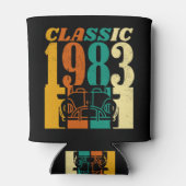 Klassieke 1983 Vintage Auto 41e Verjaardag Blikjeskoeler (Achterkant)