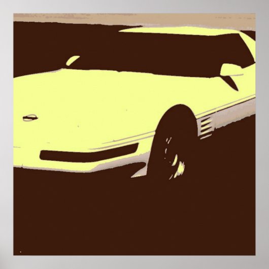 Klassieke 1992-wagen poster (Voorkant)
