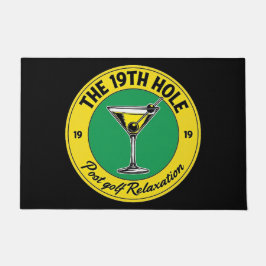Klassieke 19e hole golf deurmat