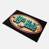 Klassieke 19e hole golf deurmat (Schuin)