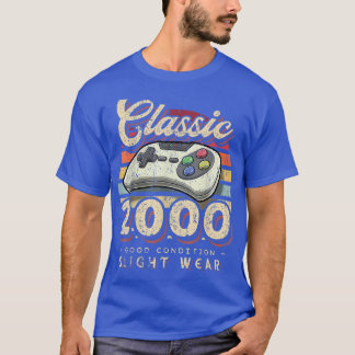 Klassieke 2000 22e Birthday Retro Video Game Contr T-shirt