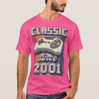 Klassieke 2001 21e Birthday Retro Video Game Contr T-shirt
