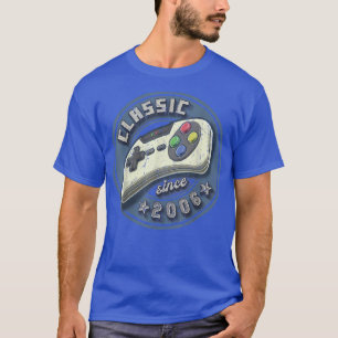 Klassieke 2006 16e Birthday Retro Video Game Contr T-shirt