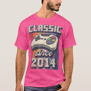 Klassieke 2014 8e 'Birthday Retro' videospelcontro T-shirt